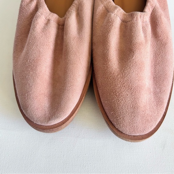 Beklina Aya Platform Fish Paste Slip On Suede Block Heel Women's Size 8 - Picture 6 of 16